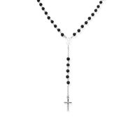 Collana Amen Donna Rosari in Argento Onice CROBN4P - CROBN4P